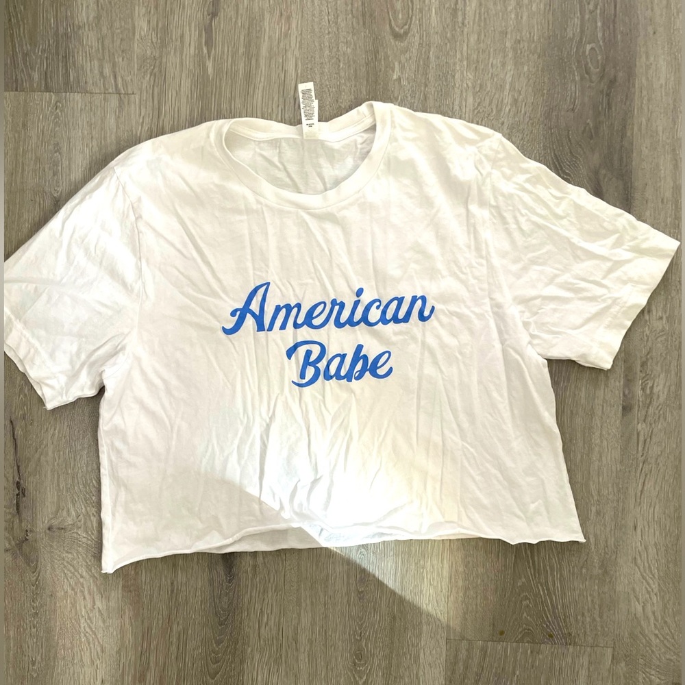 American Babe Crop Top